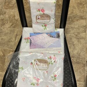 Laura Ashley Rose Pattern Bedding Set